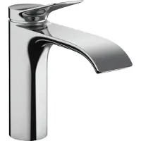 Hansgrohe Einhandmischer Waschtisch Vivenis ComfortZone 110 mit Ablaufgarnitur verchromt