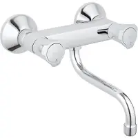 GROHE Mitigeur évier mural chromé 31187001