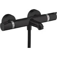 Hansgrohe robinet thermostatique de douche mural Ecostat Comfort de , finition noir mat