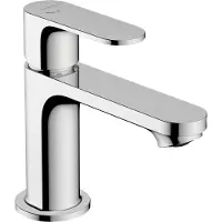 Hansgrohe Rebris S Mitigeur monocommandé pour lavabo 80 CoolStart avec vidage, saillie 121 mm, 72513000