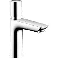 Hansgrohe robinet de lavabo autocomplétant Talis E, modèle 110, pour eau froide ou eau pré-mélangée, sans bonde, finition chrome