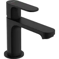 Hansgrohe Rebris 80 robinet de lavabo bas Noir Mat