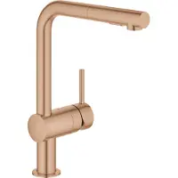 GROHE Minta robinet de cuisine avec douchette extractible Brushed Warm Sunset 30274DL0