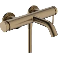 Hansgrohe Robinet de baignoire à levier unique Tecturis S, à encastrer, finition bronze brossé