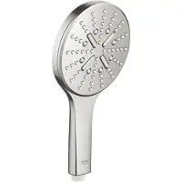 GROHE Douchette Rainshower SmartActive 130 x 130 mm Acier inoxydable 26574DC0
