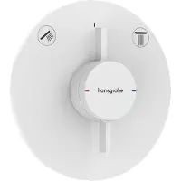Hansgrohe Mitigeur encastré DuoTurn S pour 2 points de puisage, finition blanc mat