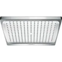 Hansgrohe Crometta E240 tête de douche carré 24 x 24 cm Chrome Brillant