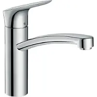 Hansgrohe robinet de cuisine monocommande Logis M31 de , avec technologie CoolStart, EcoSelection, 1 jet, finition chromée
