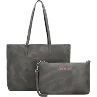 Replay Cabas gris / rose
