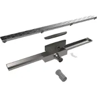 Easy drain Compact rigole de douche 70cm Brushed Stainless Steel