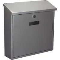 Gardalux Boîte aux lettres - Inox - 36,7 x 36,5 x 11 cm -