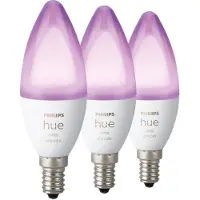 Philips Hue Ampoule Bougie White and Color E14 Lot de 3