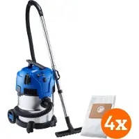 Nilfisk Multi II 22 Inox + Sac d'Aspirateur pour Multi II (4x)