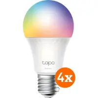 TP-LINK Tapo L535E - Lumière Blanche et Colorée - E27 - Lot de 4