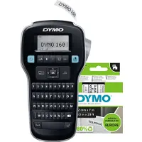 Dymo Labelmanager 160 AZERTY + 1 Lot d'Étiquettes Supplémentaires