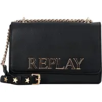Replay Sac à bandoulière or / noir