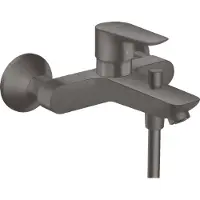 Hansgrohe Talis E Robinet de baignoire mural mitigeur Brushed Black Chrome