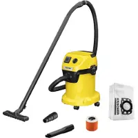 Kärcher WD 3 P V-17/4/20 EU III + Sacs d'Aspirateur (4x)