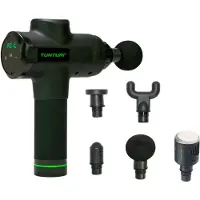 Tunturi Pistolet de Massage + Tête de Massage Chaud et Froid