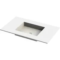 Balmani Tablo Stretto vasque simple Solid Surface mat 90 x 55 cm