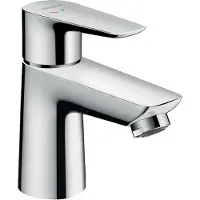 Hansgrohe Talis E mitigeur monocommande de lavabo 80, CoolStart, garniture de vidage, porte-à-faux 96mm, 71703000