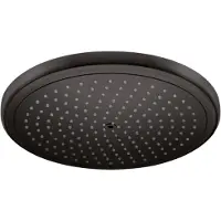 Hansgrohe Douche de plafond Croma 280, 1 jet, technologie EcoSmart, finition noir mat