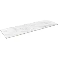Balmani Stretto tablette simple ou double marbre carrara 180 x 55 cm