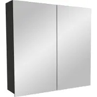 Balmani Lucida armoire de toilette 75 x 72 cm chêne noir