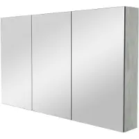 Storke Reflecta armoire de toilette 130 x 75 cm béton gris foncé