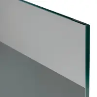 Balmani Modular paroi de douche verre fumé avec bande matte 136 x 200 cm, avec coating