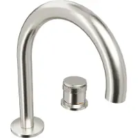 Blaufoss Pavilion Curve robinet de lavabo Brushed Coolmetal