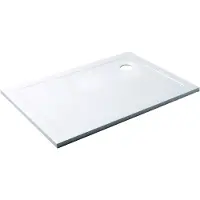 Luca Varess Soft receveur de douche 110 x 80 cm acrylique blanc brillant