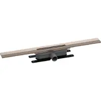 Easy drain R-Line Clean Color rigole de douche 70cm Brushed Red Gold