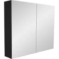 Balmani Mitra armoire de toilette 90 x 72 cm Noir Mat