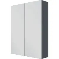 Linie Montro armoire de toilette 60 x 75 cm bleu anthracite