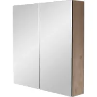 Storke Reflecta armoire de toilette 75 x 75 cm chêne brut