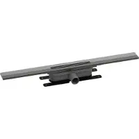 Easy drain R-Line Clean Color rigole de douche 70cm Brushed Black