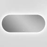 Balmani Cloud Touch miroir ovale lumineux et anti-buée 160 x 65 cm