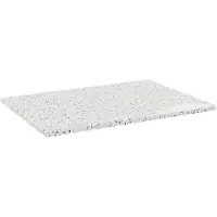 Storke Tavola tablette simple blanc/noir terrazzo mat 75 x 52 cm