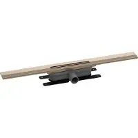 Easy drain R-line Clean Color caniveau de douche 80cm bronze brossé rlced800bbr