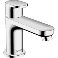 Hansgrohe robinet de régulation Vernis Blend, modèle 70, avec levier, pour eau froide ou eau pré-mélangée, sans bonde, finition chrome