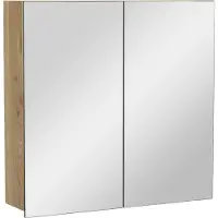 Balmani Lucida armoire de toilette 75 x 72 cm chêne brut