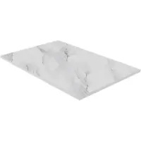 Luca Varess Suite receveur de douche 140 x 90 cm marbre composite Marble White