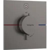 Hansgrohe Showerselect Comfort E thermostat de douche encastré Brushed Black Chrome