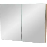 Storke Reflecta armoire de toilette 95 x 75 cm chêne brut