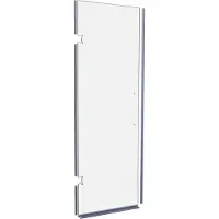 Balmani Modular Paroi en verre et joints pour porte de douche 741 mm Verre transparent