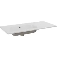 Balmani Nostra vasque asymétrique gauche porcelaine Blanc Brillant 100 x 46 cm