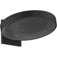 Hansgrohe Rainfinity 360 Tête de douche rond Ø 36 cm avec support mural noir mat