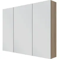 Linie Montro armoire de toilette 100 x 75 cm chêne clair