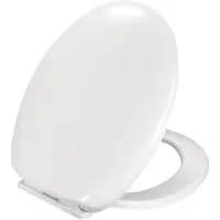 Luca Varess Multiplo abattant de luxe Blanc Brillant universel frein de chute